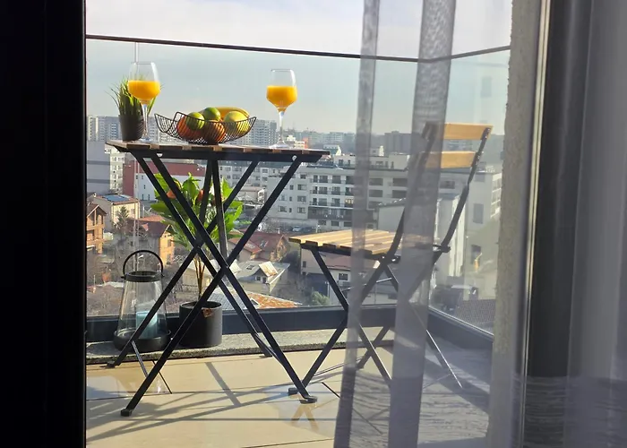 Lotus - Panoramic Terrace & View Apartamento Bucareste